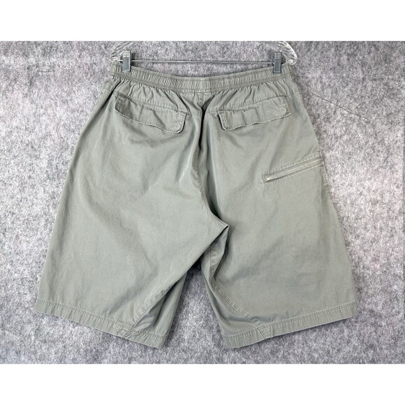 Vintage Nike Shorts Men's Large Gray Pull On Drawstring Canvas - Picture 3 of 9